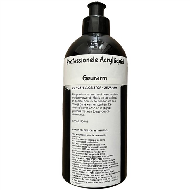 Acrylvloeistof 500ml - Geur arm