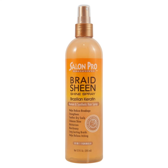 Braid sheen spray