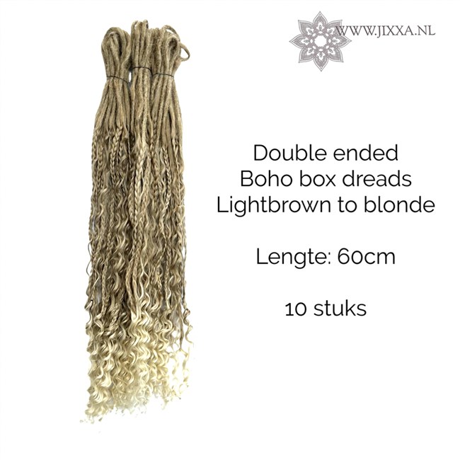 Boho box dreads - Lightbrown to blonde