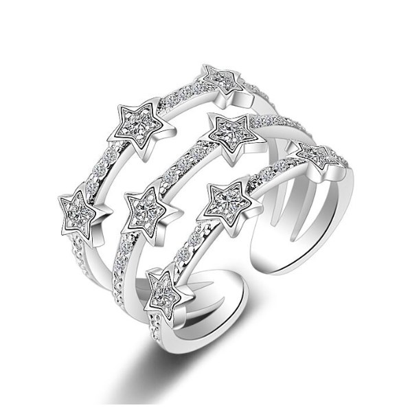 Ring 925 zilver - Verstelbaar (one size)