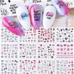 Water stickers/ water decals - 12 stuks 