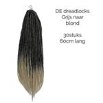 DE Dreadlocks - Grijs/blond ombre