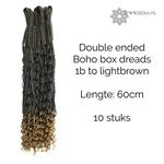 Boho box dreads - 1b to lightbrown