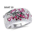 Ring Boom roze - Maat 10