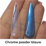 Chrome poeder 10ml - Blauw