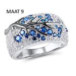 Ring Boom blauw - Maat 9