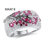 Ring Boom roze - Maat 8