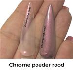 Chrome poeder 10ml - Rood